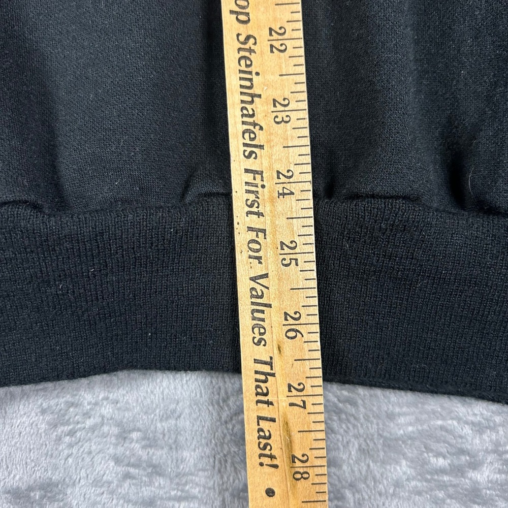 Vintage SIM Sportswear Colorblock Hoodie Teal Black White Quarter Zip XL - Picture 5 of 6